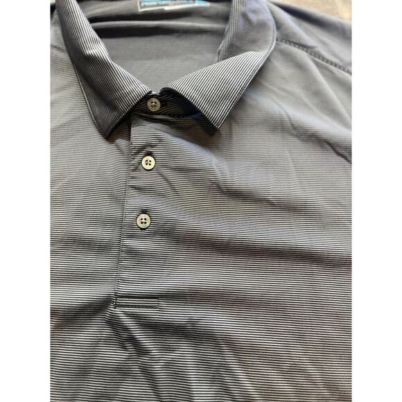 Roundtree & Yorke‎ Performance Polo Shirt Men 4XB Black Stetch Knit Golf Casual - Picture 3 of 5